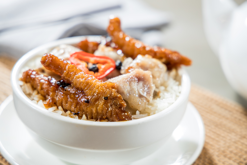豉椒排骨鳳爪蒸飯